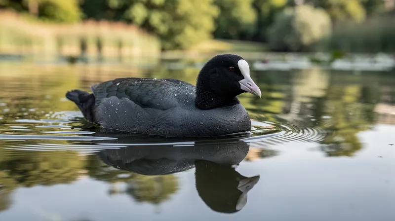 Découverte de la foulque macroule : un oiseau fascinant du bois de Vincennes