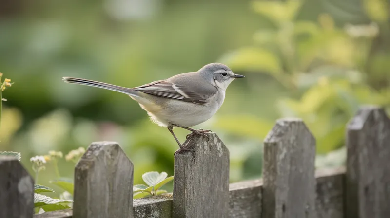 Découvrez la bergeronnette grise, un oiseau fascinant des jardins
