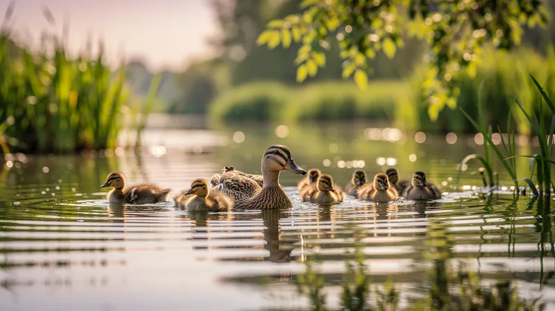 Découvrez les vidéos fascinantes sur les canards et leurs canetons