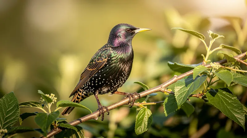 Tout savoir sur l'étourneau : un oiseau fascinant du jardin