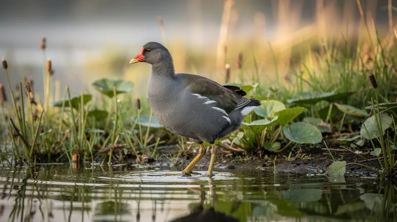 Tout savoir sur la poule d'eau grise, ses besoins et son habitat