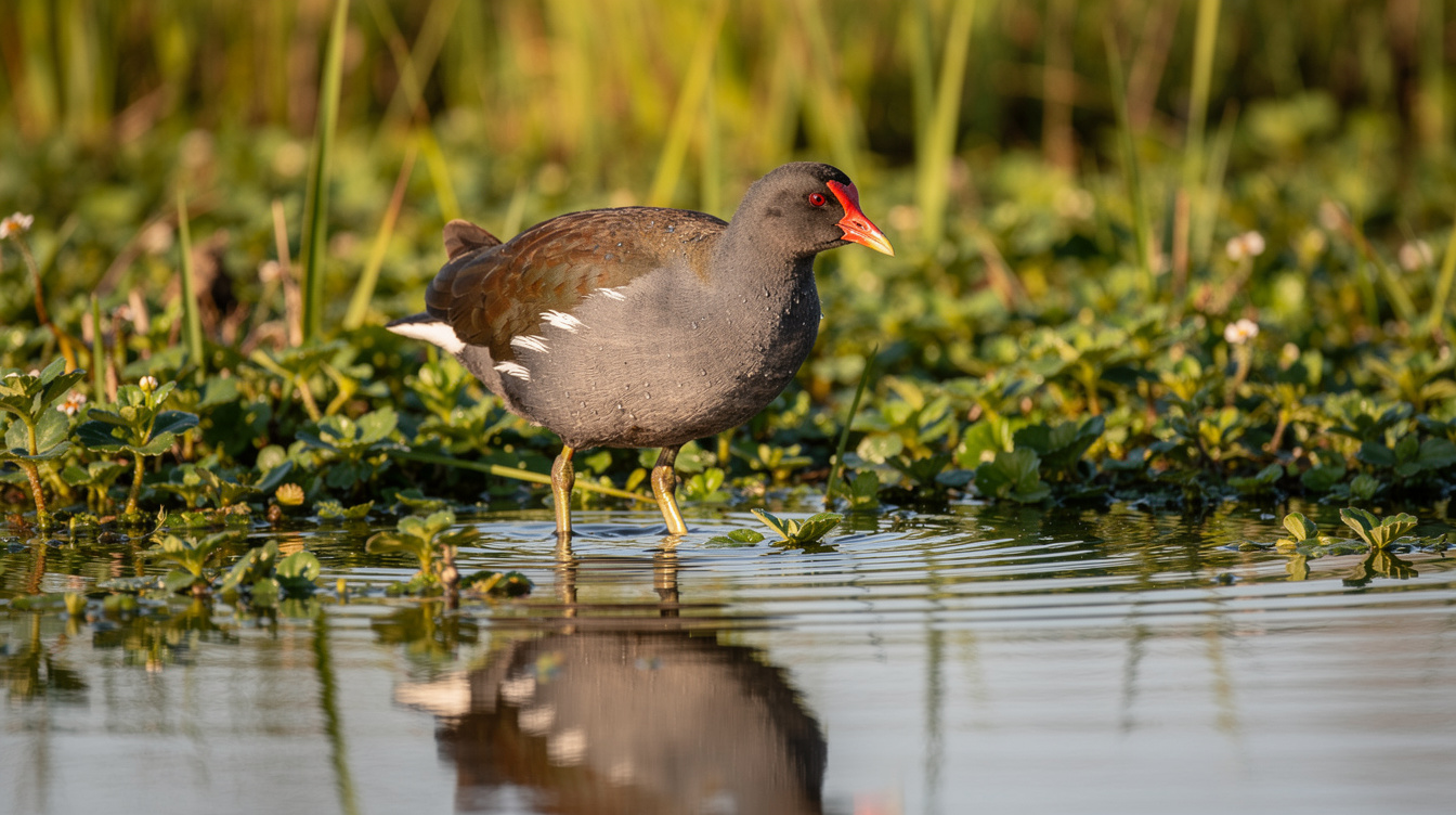 Tout savoir sur la poule d'eau : habitat, alimentation et soins