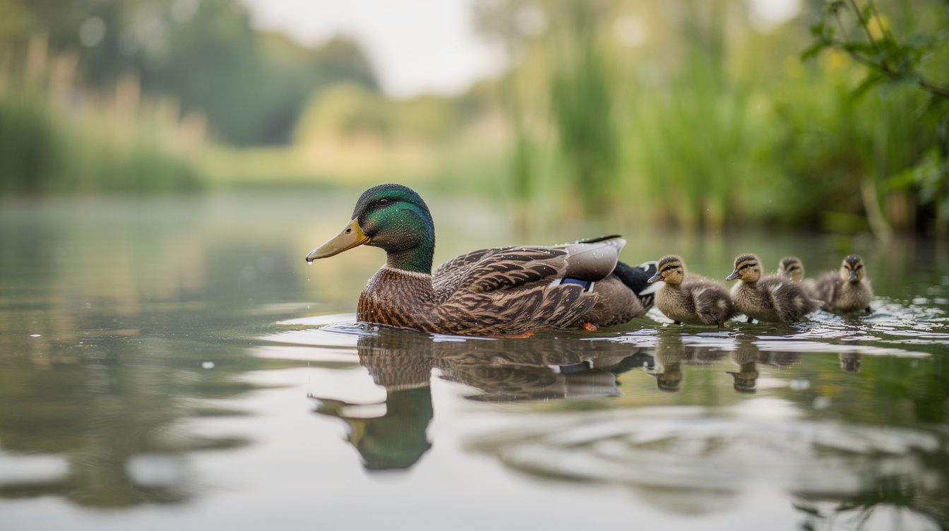 Tout savoir sur le caneton colvert : soins et alimentation