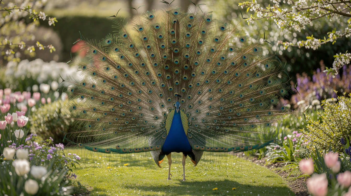 Tout savoir sur le paon bleu et son célèbre comportement de parade