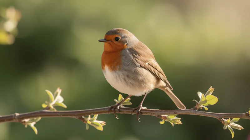 Tout savoir sur le rouge gorge oiseau : habitat, chant et comportement
